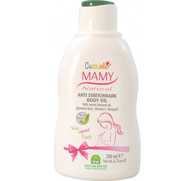 Natura House Cucciolo Mamy Anti Stretch Mark Body Oil масло для тела против растяжек